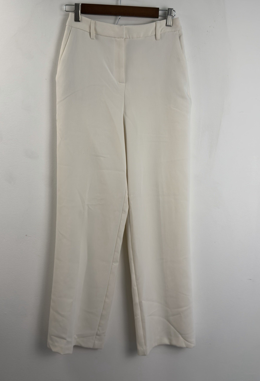 Joie Cream Straight Leg High Rise Trouser Pants Women’s Size 2 Tapered